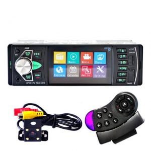 DVD 1 DIN 4.1INCH TÍCH HỢP ĐIỀU KHIỂN VÔ LĂNG KÈM CAMERA LÙI