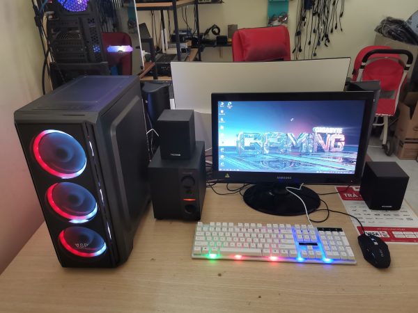 Bộ máy chơi game Giga H61/i5 3470/8G/SSD 120G + HDD 250G/VGA 1G/Màn 20inch
