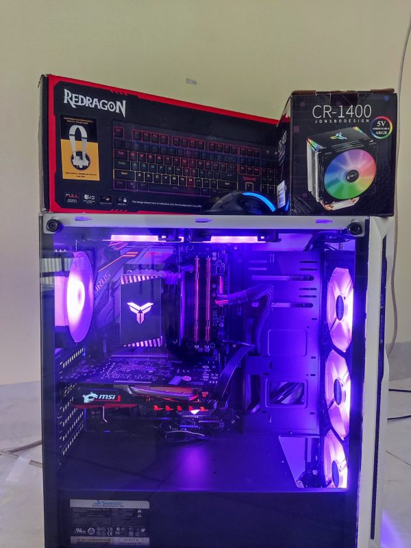 Case Gaming Aorus Wifi i5 9400f/16G/Nvme 256Gb+HDD 1Tb/1050ti