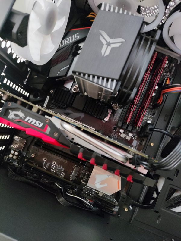 Case Gaming Aorus Wifi i5 9400f/16G/Nvme 256Gb+HDD 1Tb/1050ti - Ảnh 5