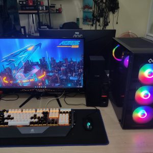 Bộ máy Ryzen 2600X/16G/SSD 256Gb + 500G /GTX 1060 3G