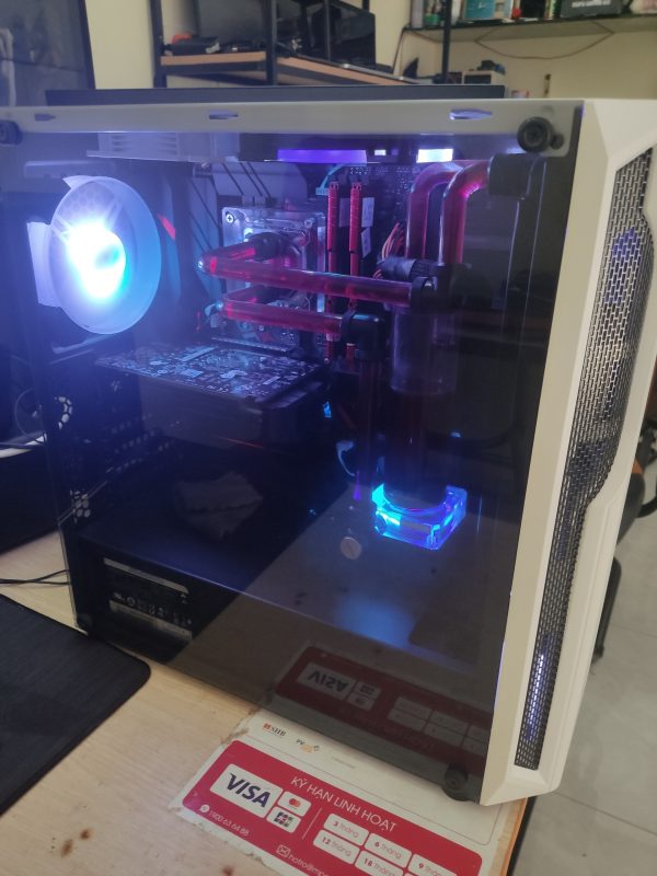 Thùng máy tản nước i5 9400f/16G/SSD 128Gb+HDD 1TG/1050ti - Ảnh 2