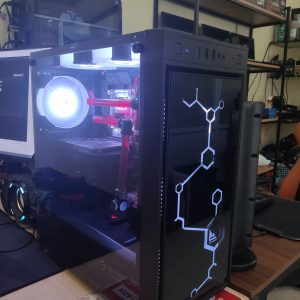 Thùng gaming tản custom i5 9400f/16G/M2 256Gb+HDD 1TG/RX560 4G