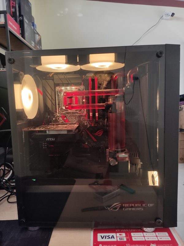 Dàn Gaming i5 9400f/16G/SSD 128Gb+HDD 1Tb/RX560 4Gb/27 inch cong 144Hz - Ảnh 3