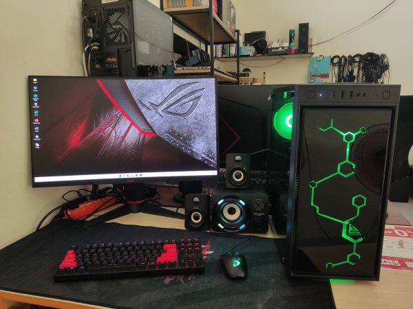 Dàn Gaming i5 9400f/16G/SSD 128Gb+HDD 1Tb/RX560 4Gb/27 inch cong 144Hz