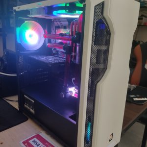 Thùng máy tản nước i5 9400f/16G/SSD 128Gb+HDD 1TG/1050ti