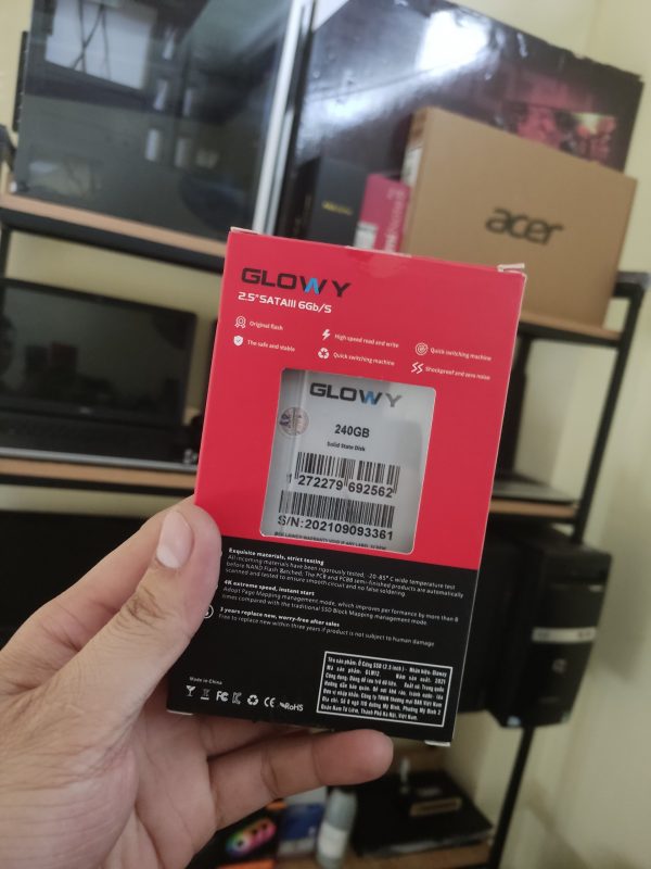 SSD Glowy 256Gb Sata III 2,5inch - Ảnh 2