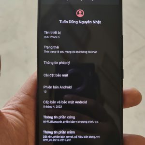 Alternative view of Asus rog phone 5 (12/128Gb) White Rom QT