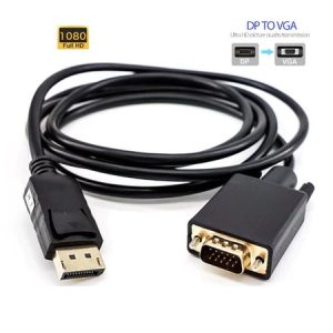 Cáp DP DisplayPort sang VGA FullHD 1080P dây dài 1,8m