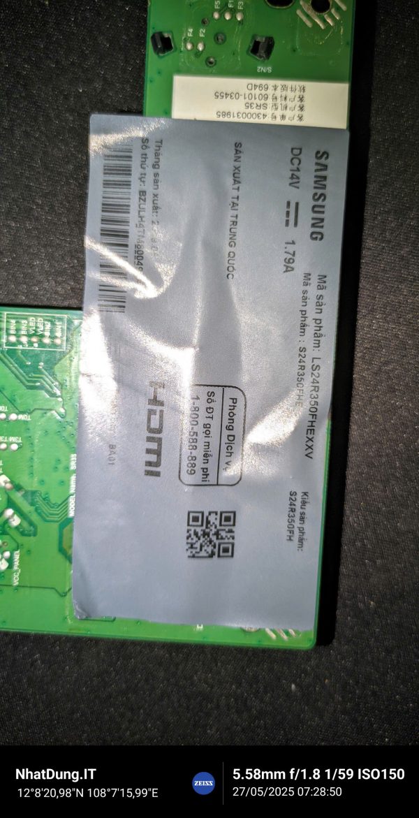 Board Màn Hình Samsung LS24R350 - Ảnh 2