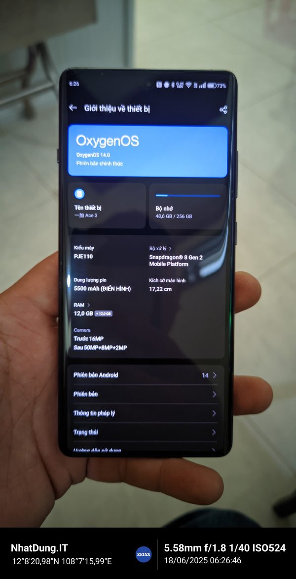 OnePlus ACE 3 Snap 8 gen 2 (12/256Gb)